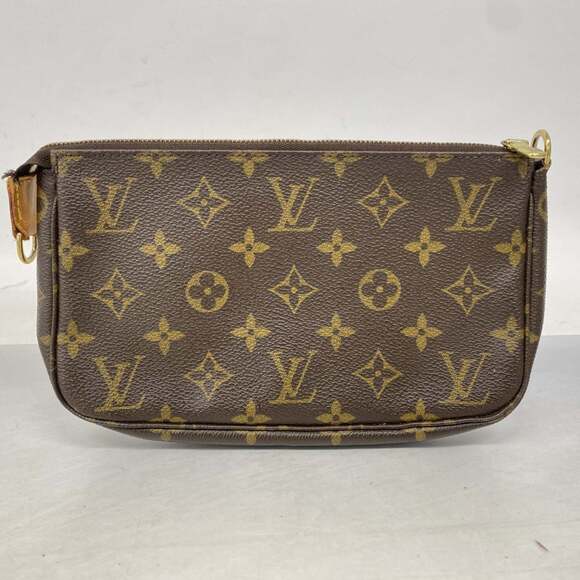 LOUIS VUITTON Brown Monogram Pochette Pouch - Picture 7 of 7